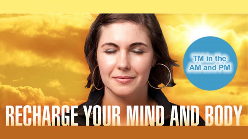 Reduce stress and anxiety with the simple, easy Transcendental Meditation® technique and develop you