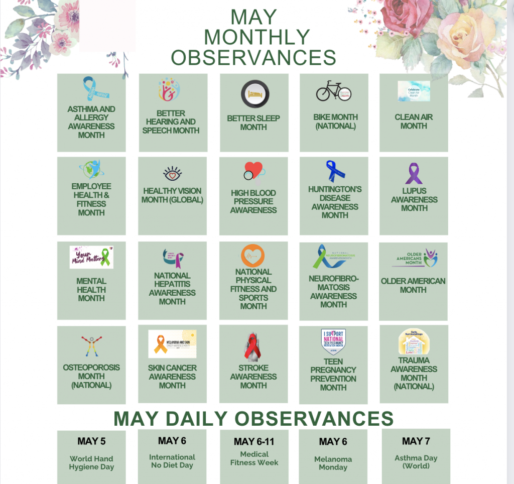 2025 National Wellness Calendar Download | IAB Health Productions, LLC