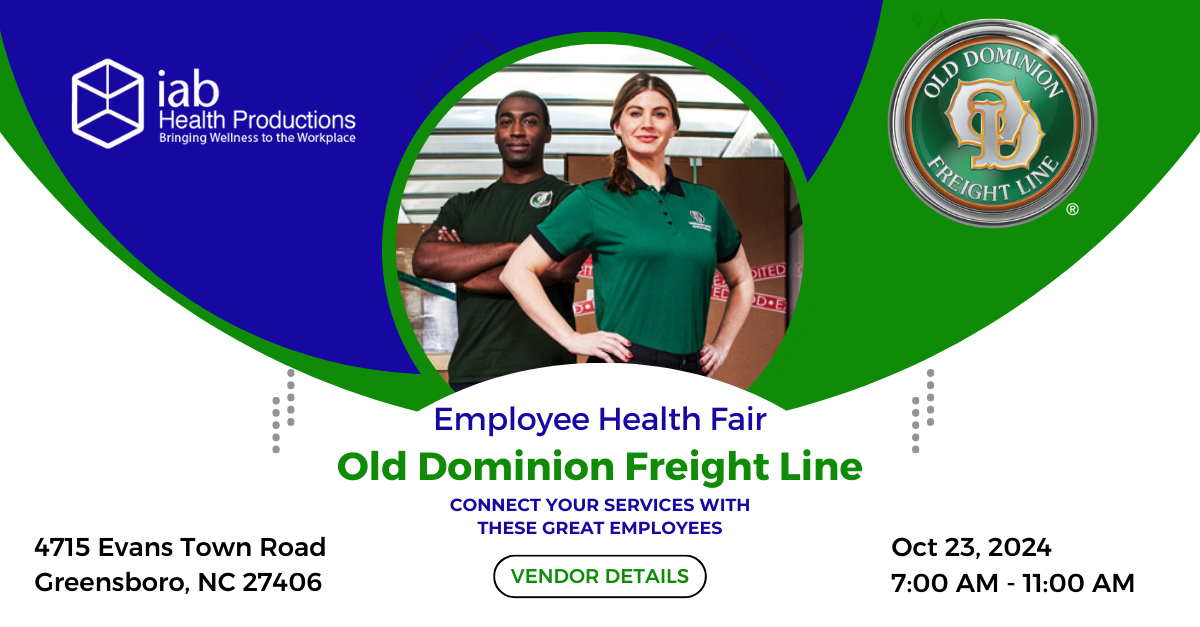 Old Dominion Freight Line Greensboro, NC 2024 Employee Health Fair